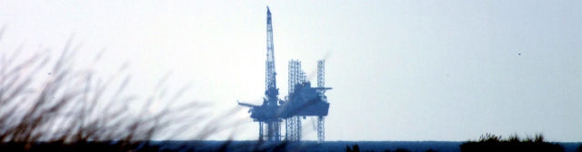 Offshore platform and MODU in Liverpool Bay