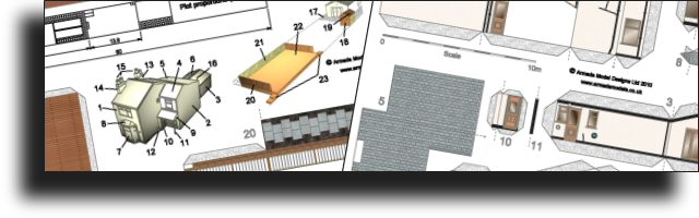 construction kit created from architect's plan construction kit created from architect's plan