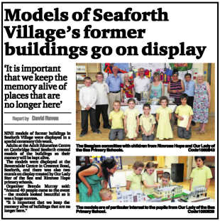 Press article on Seaglam Model Making Project