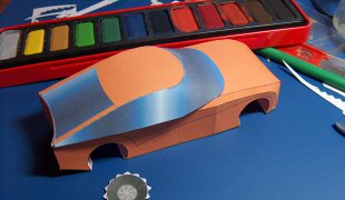 Concept Coupe model under construction Concept Coupe model under construction