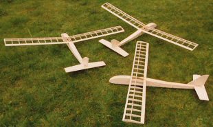 Musketeer glider airframes awaiting covering Musketeer glider airframes awaiting covering