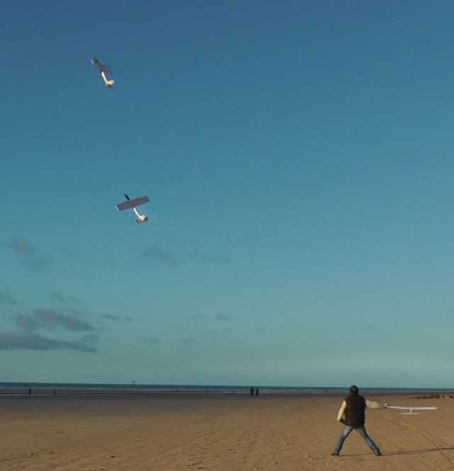Discus-launch of Snickersnee glider Discus-launch of Snickersnee glider